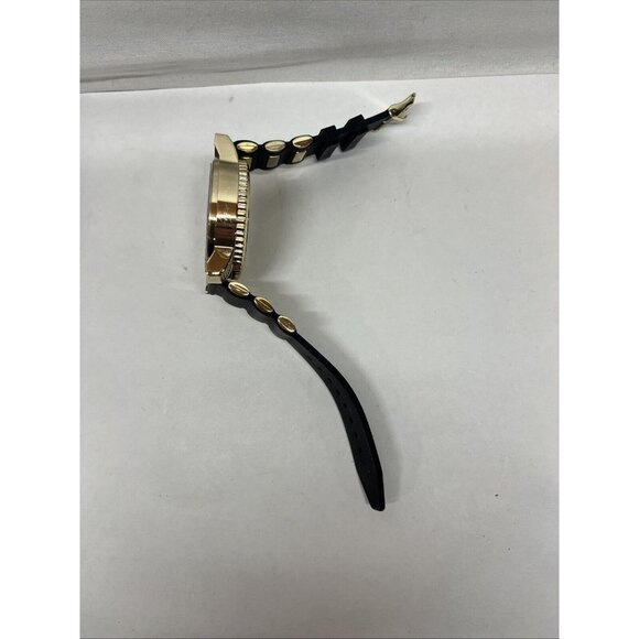 Bust Down Techno Pave Hip Hop Men's Iced Bling Rubber Band Watches WR 7758 - Picture 5 of 11